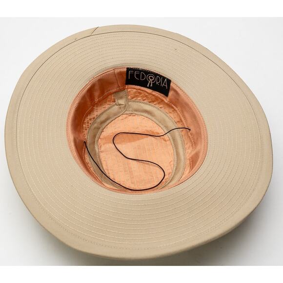 1970's Fedoria Michael Howard women's wide brim safari cowgirl hat - Picture 5 of 6